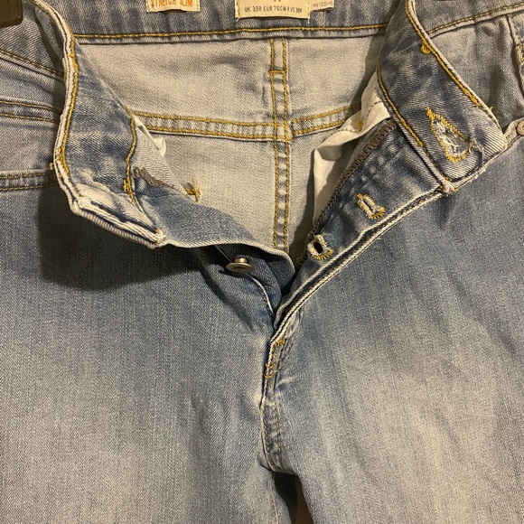 TOPMAN STRETCH SLIM WOMENS SIZE 30R MADE IN EGYPT LIGHT WASH SKINNY JEANS - Picture 4 of 4